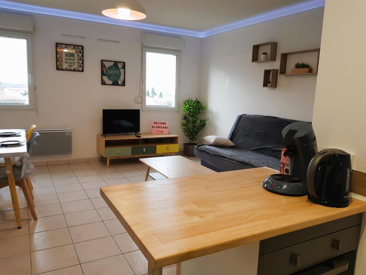 Tout Confort ! Calme, Climatisation, Vue Degagee, Ville ,Parking Gratuit, Ascenseur, Wifi Carcassonne Exterior foto